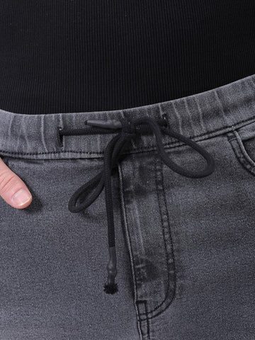 Men's Solid Denim Jogger