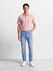 Men's Blue Slim Fit Solid casual Jeans