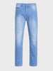 Men's Blue Slim Fit Solid casual Jeans