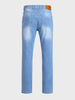 Men's Blue Slim Fit Solid casual Jeans