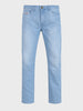 Men's Blue Slim Fit Solid Casual Jeans