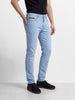 Men's Blue Slim Fit Solid Casual Jeans