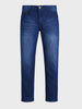 Men's Blue Slim Fit Solid Casual Jeans