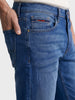 Men's Blue Slim Fit Solid Casual Jeans