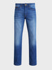 Men's Blue Slim Fit Solid Casual Jeans