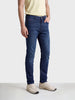Men's Blue Slim Fit Solid Casual Jeans