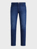 Men's Blue Slim Fit Solid Casual Jeans