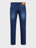 Men's Blue Slim Fit Solid Casual Jeans