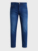Men's Blue Slim Fit Solid Casual Jeans