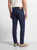 Men's Dark Blue Slim Fit Solid Casual Jeans