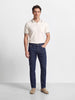Men's Dark Blue Slim Fit Solid Casual Jeans