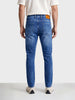 Men's Blue Slim Fit Solid Street Wear Jeans