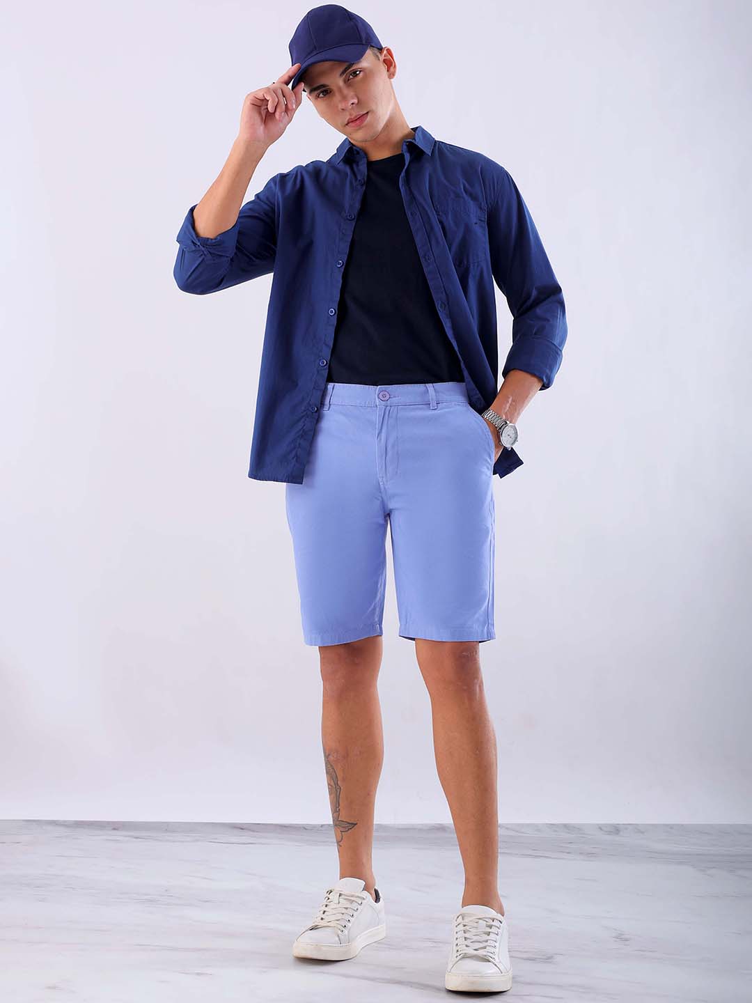 Men's Solid Casual Shorts