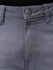 Men's Grey Slim Fit Solid Mid-Rise Stretchable Jeans