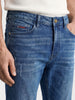 Men's Blue Slim Fit Solid Casual Jeans