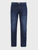 Men's Blue Slim Fit Solid Casual Jeans