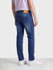 Men's Blue Slim Fit Solid Casual Jeans