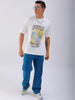 Shop Men's Printed Oversized T-Shirt Online.