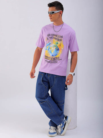 Shop Men's Printed Oversized T-Shirt Online.