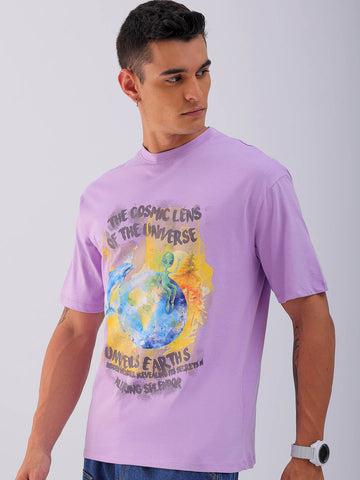 Shop Men's Printed Oversized T-Shirt Online.
