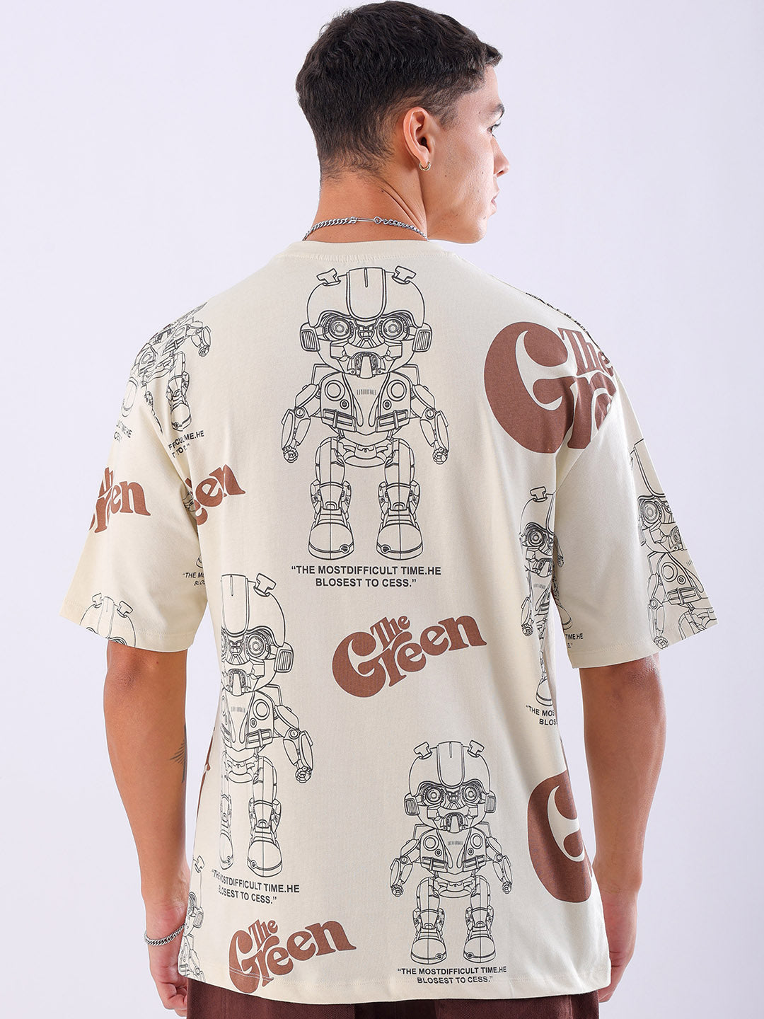 Shop Men's Printed Oversized T-shirt Online.