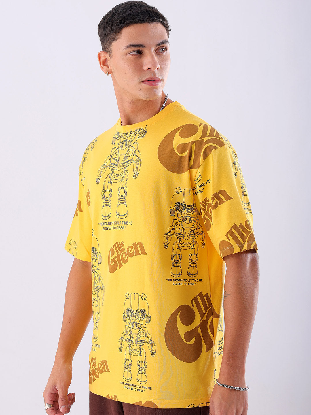 Shop Men's Printed Oversized T-shirt Online.