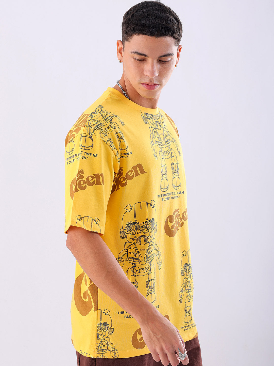 Shop Men's Printed Oversized T-shirt Online.