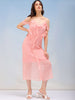 Shop Women's Solid A-Line Ruffle Dress Online.