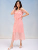 Shop Women's Solid A-Line Ruffle Dress Online.