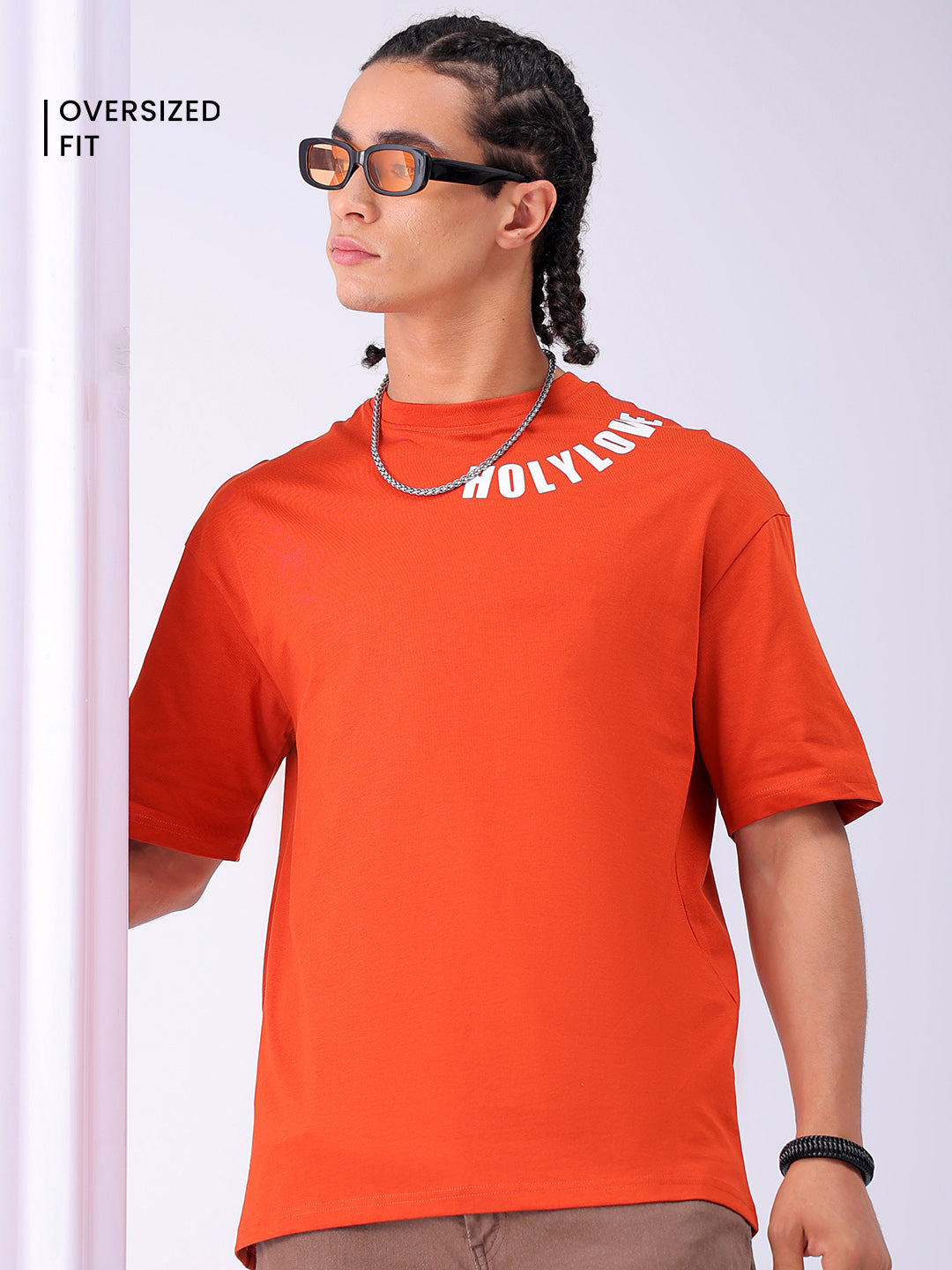 Shop Men's Back Printed Oversized T-Shirt Online.