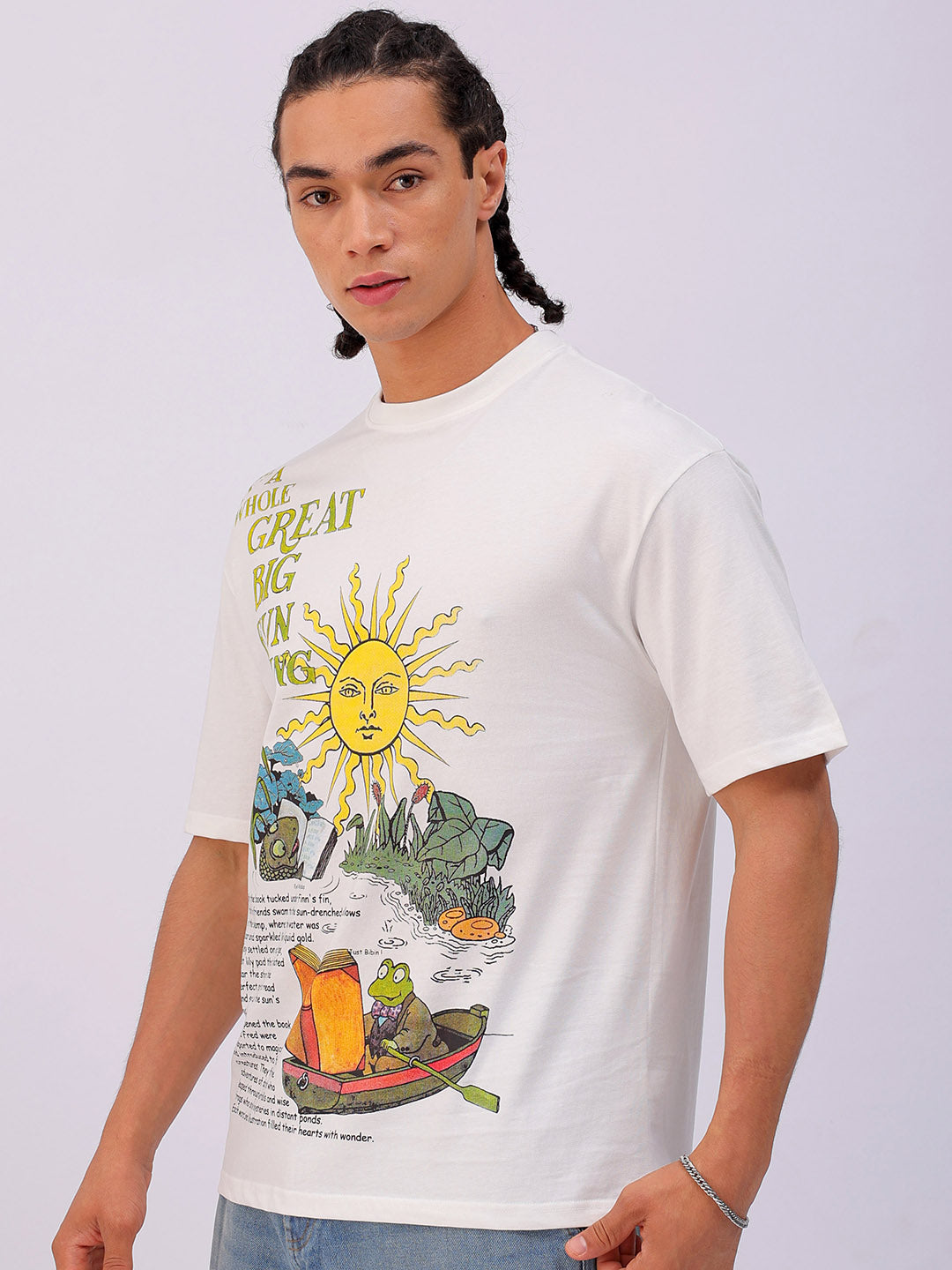 Shop Men's Graphic Printed Oversized T-shirt Online.