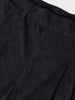 Men's Black Relaxed Fit Casual Textured Trousers