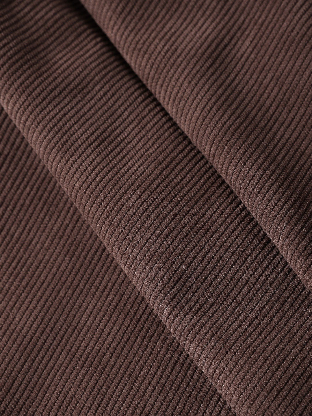 Men's Brown Relaxed Fit Casual Textured Trousers