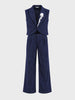 Men's Blue Relaxed Fit Textured Casual Coordinates