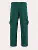 Men's Green Relaxed Fit Solid Casual Cargo