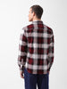 Men's Brown Regular Fit Checkered Casual Shirt