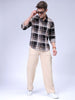 Men's Brown Regular Fit Solid Casual Shirt