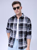 Men's Grey Regular Fit Solid Casual Shirt