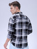 Men's Grey Regular Fit Solid Casual Shirt