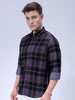 Men's Grey Regular Fit Solid Casual Shirt
