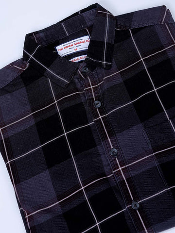 Men's Grey Regular Fit Solid Casual Shirt