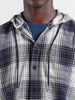 Men's Blue Regular Fit Checked Casual Shirt
