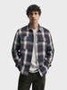 Men's Red Regular Fit Checked Casual Shirt