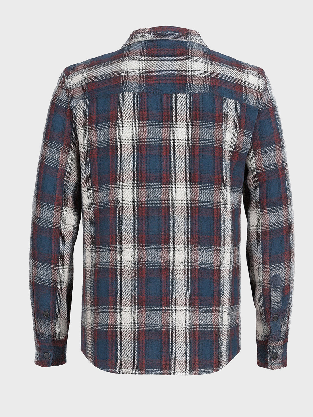 Men's Red Regular Fit Checked Casual Shirt
