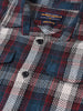 Men's Red Regular Fit Checked Casual Shirt