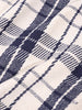 Men's Navy Blue Regular Fit Checked Casual Shirt