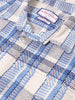 Men's Blue Regular Fit Checked Casual Shirt