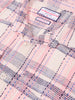 Men's Orange Regular Fit Checked Casual Shirt