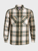 Men's Green Regular Fit Checked Casual Shirt