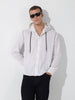 Men's White Regular Fit Solid Street Shirt